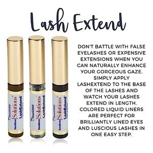 Senegence LashExtend Black NEW Lash Growth Serum Lengthening Eyeliner USA Made